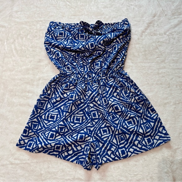 Thread Story Size Small Romper w/ Pockets.  Lined top in front & tie at front - Picture 1 of 9